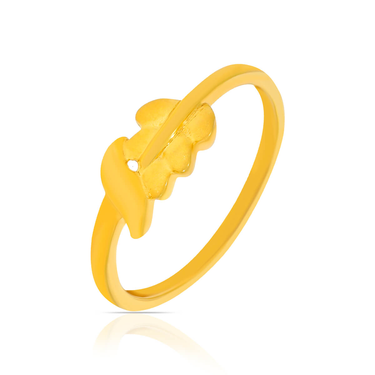 Petal Elegance Gold Ring for Women