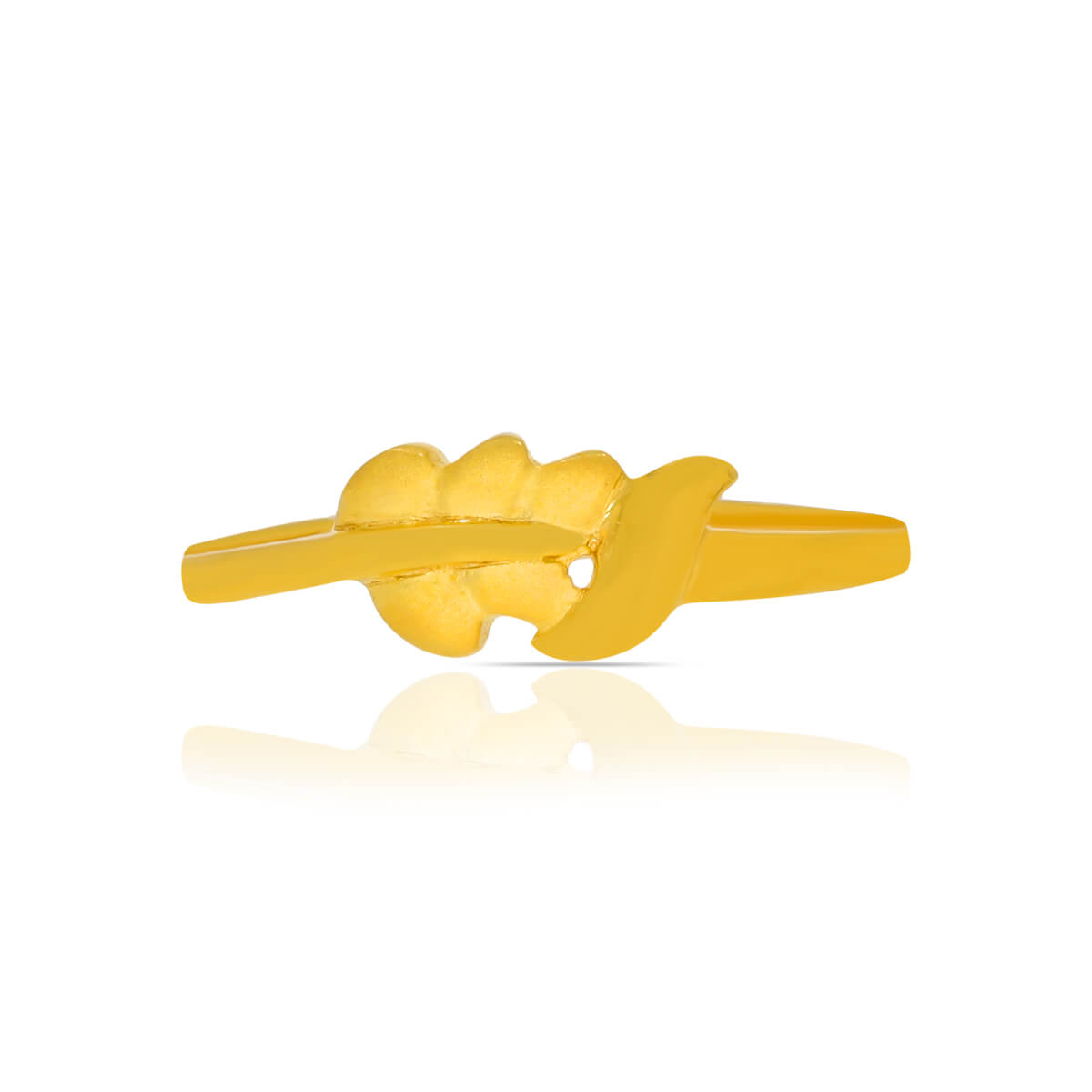 Petal Elegance Gold Ring for Women