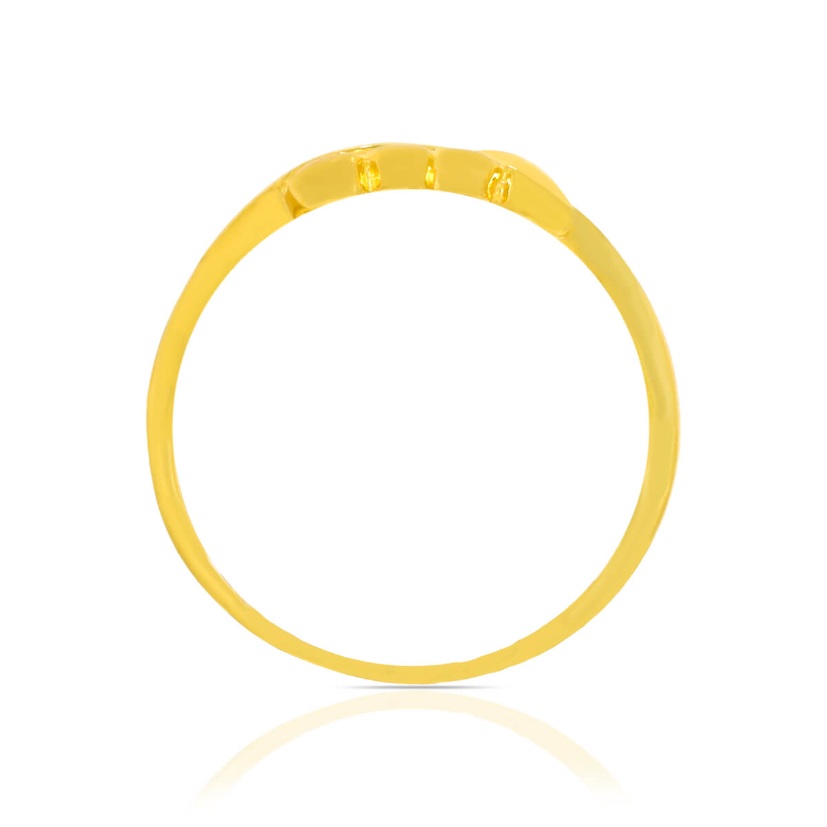 Petal Elegance Gold Ring for Women