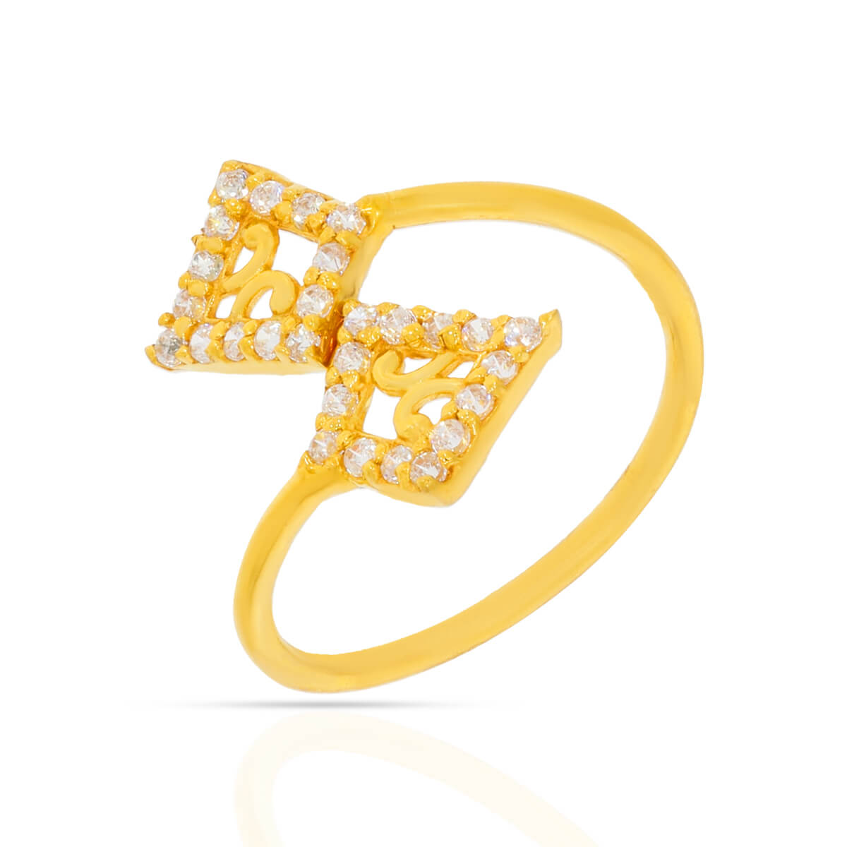 Modern Elegance Gold Ring for Women