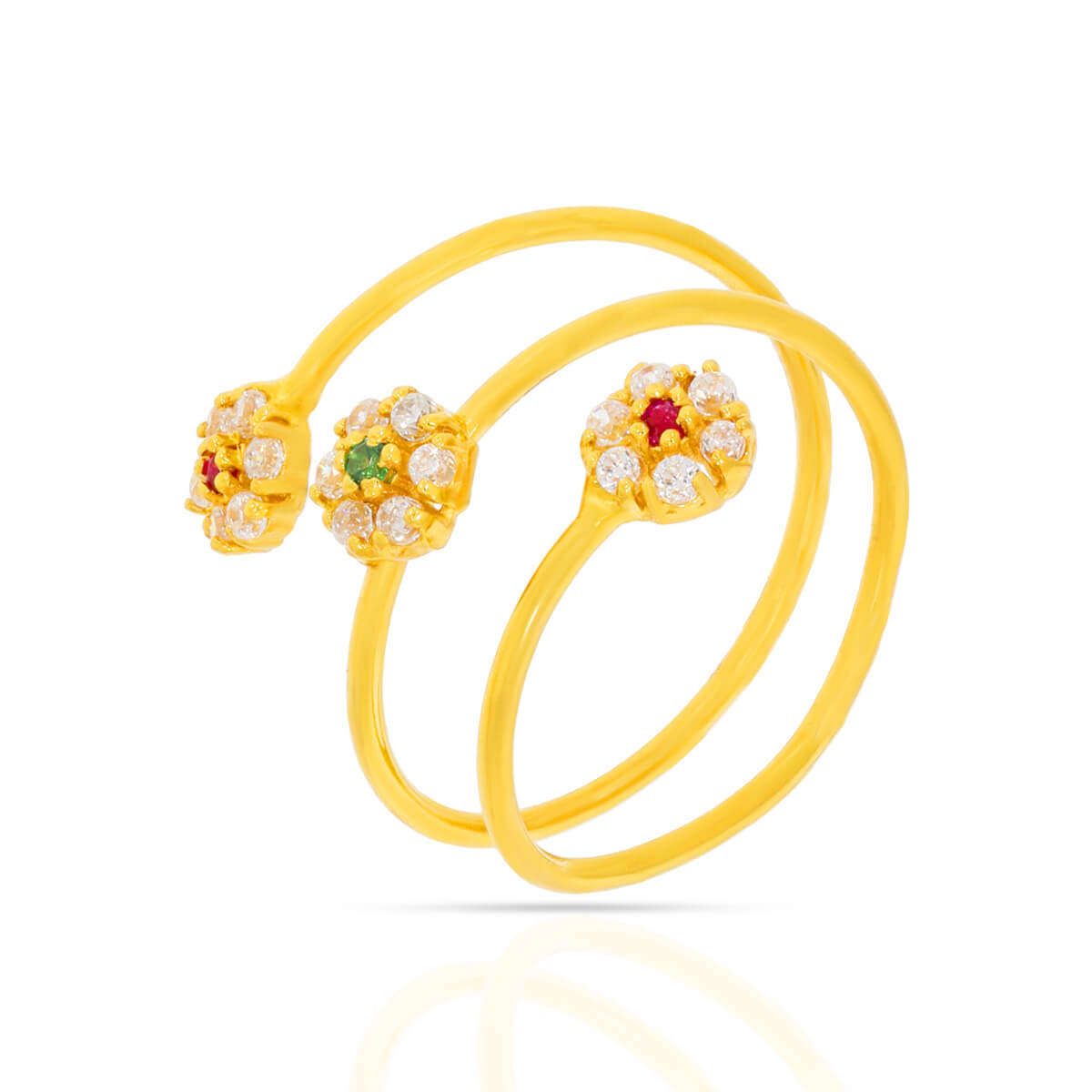 Cheerful Charm Gold Women Ring