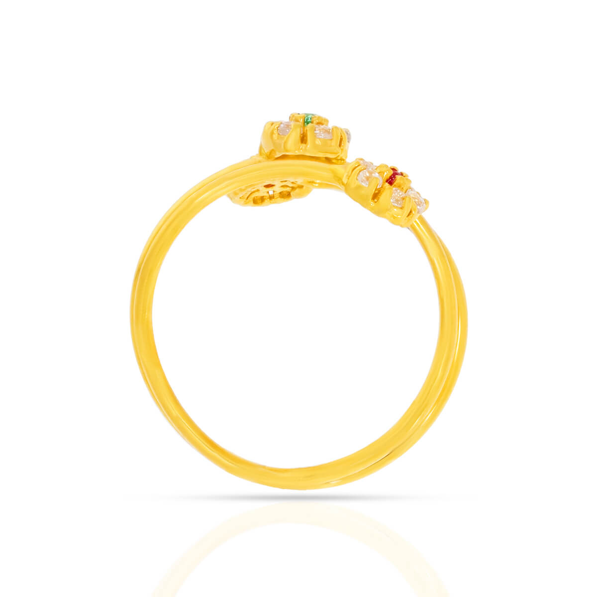 Cheerful Charm Gold Women Ring