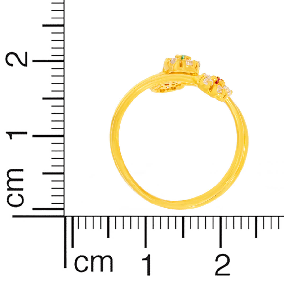 Cheerful Charm Gold Women Ring