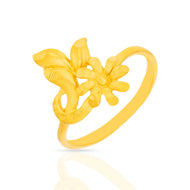 Precious Flora Charm Gold Women Ring