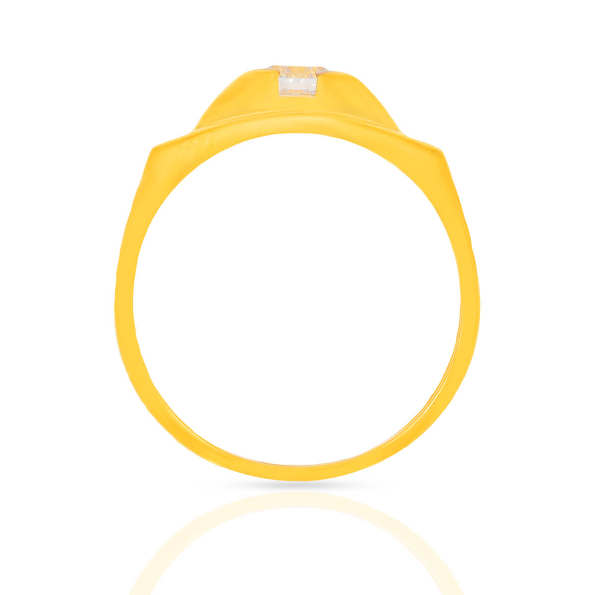 Orbicular Simplicicty Gold Men Ring 22K