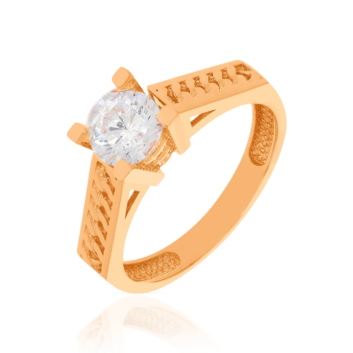 Delicate Shine Gold Ring For Women