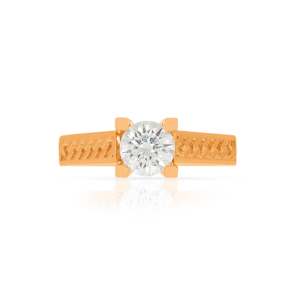 Delicate Shine Gold Ring For Women