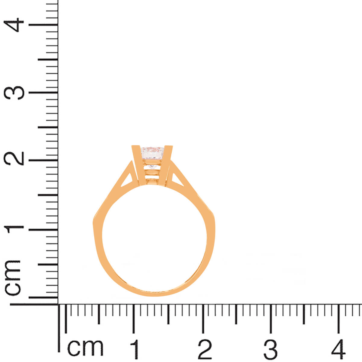Delicate Shine Gold Ring For Women