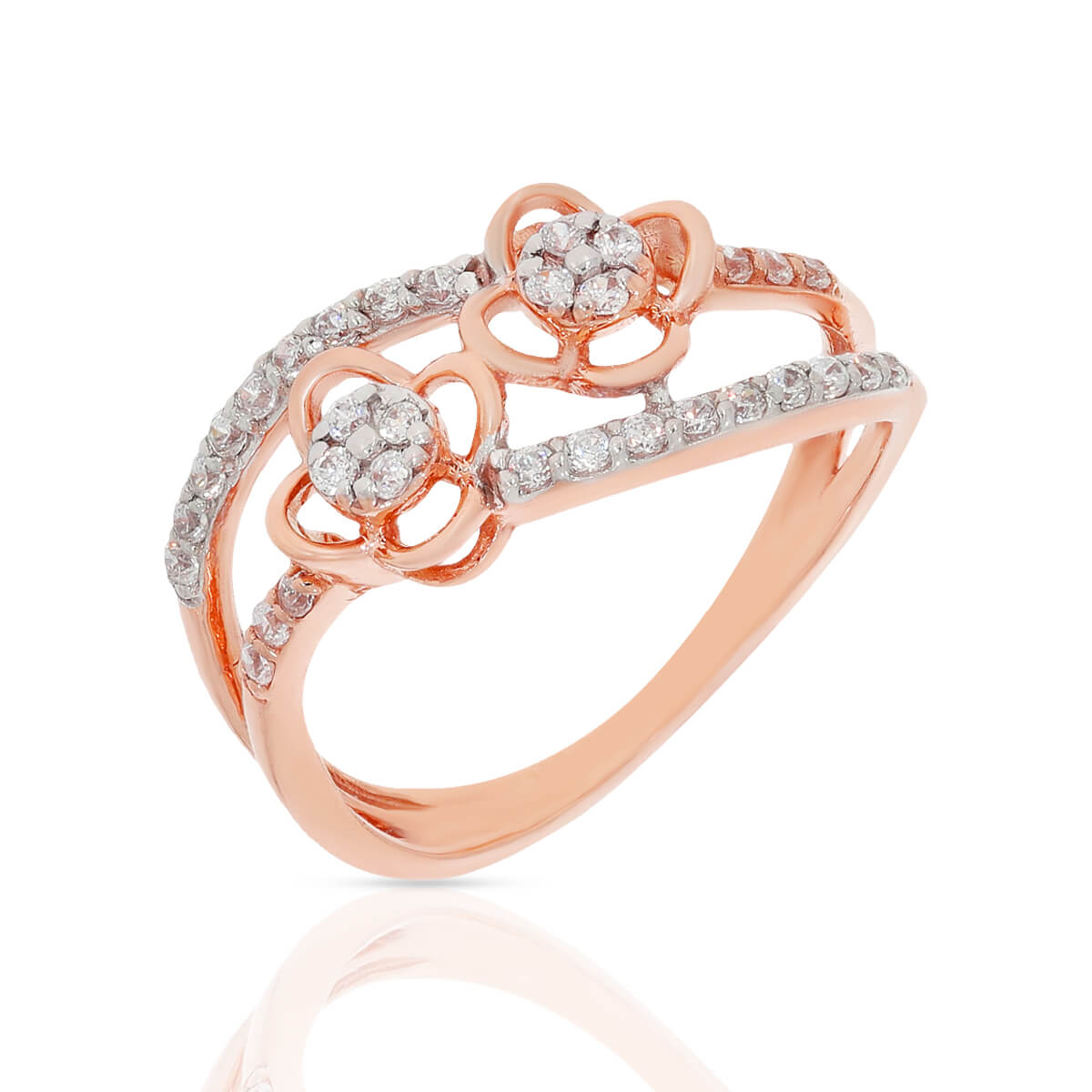Flower Splendour Gold Women Ring