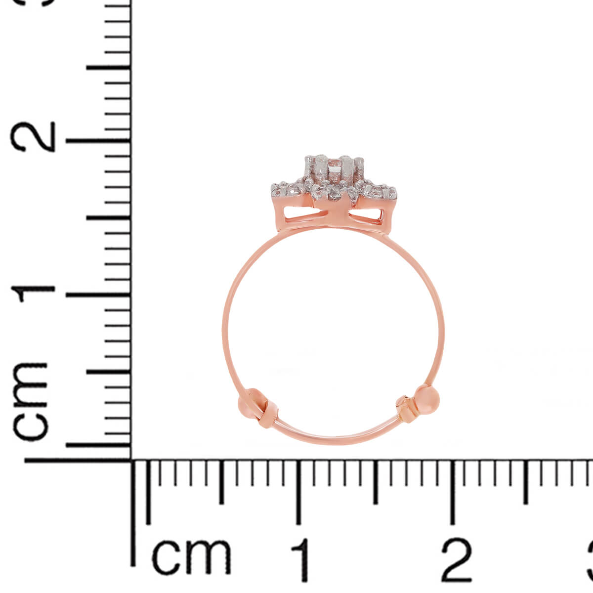 Dynamic Flora Glow Gold Ring for Women
