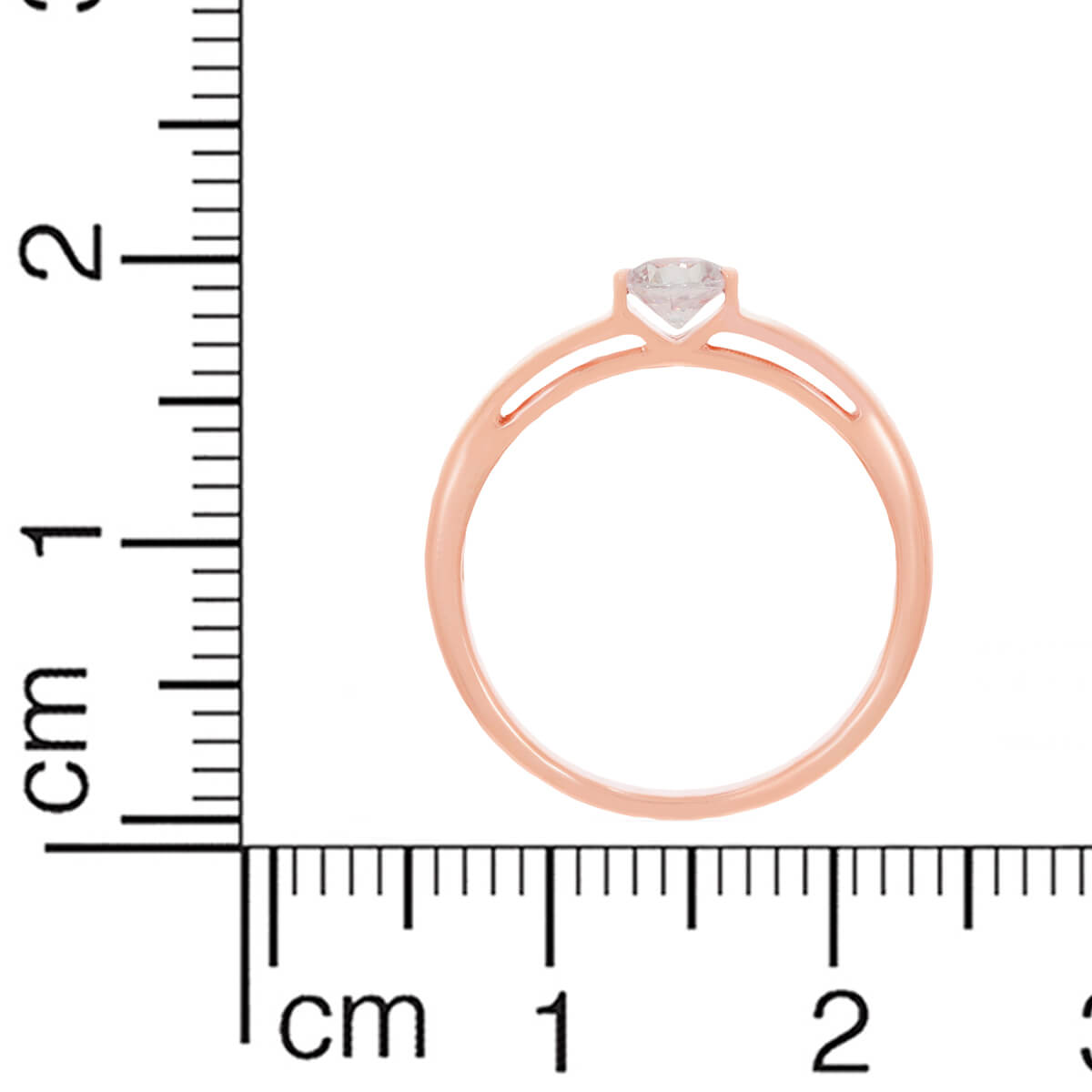 Sleek Vibrant Rose Gold Women Ring