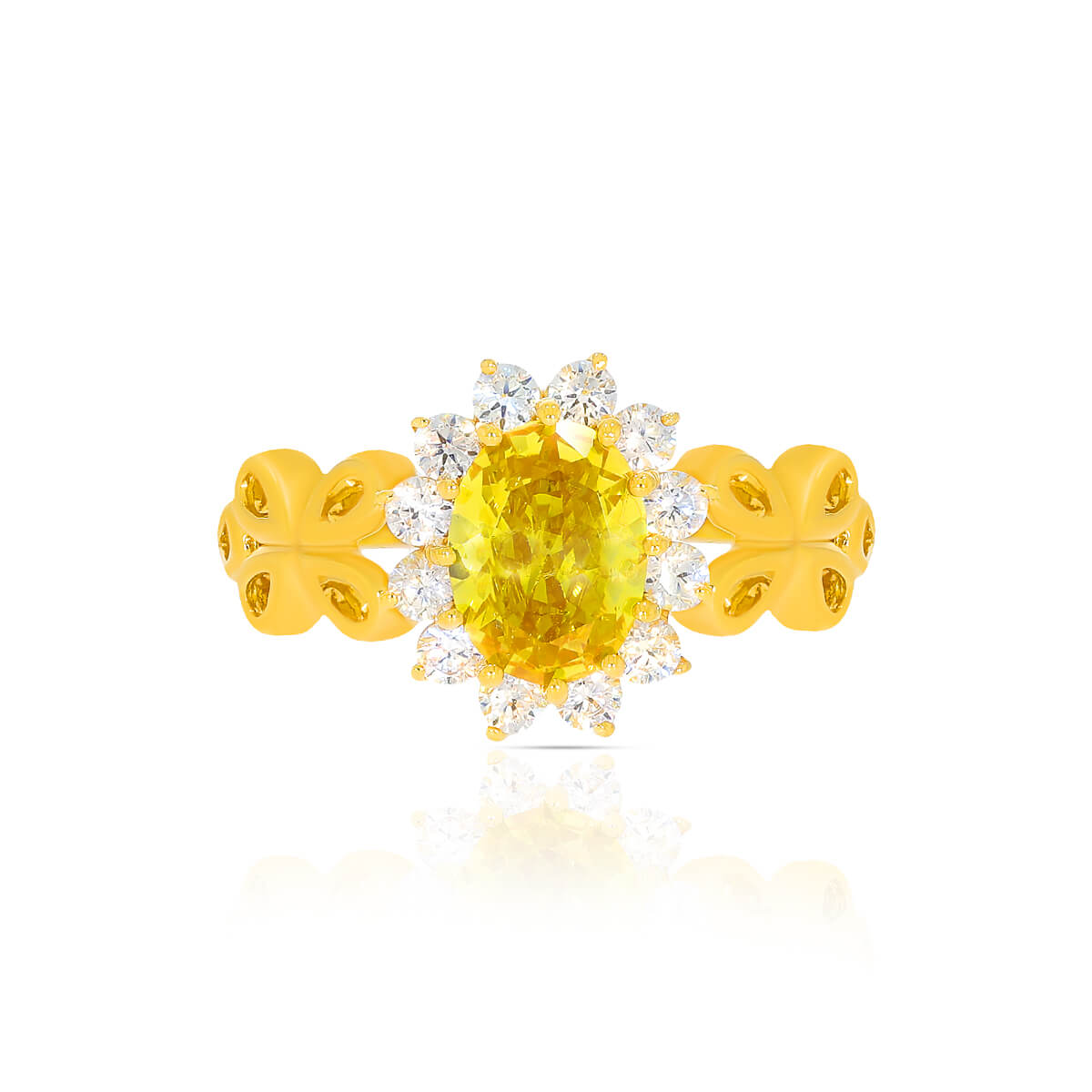 Dazzling Grace Gold Ring for Women