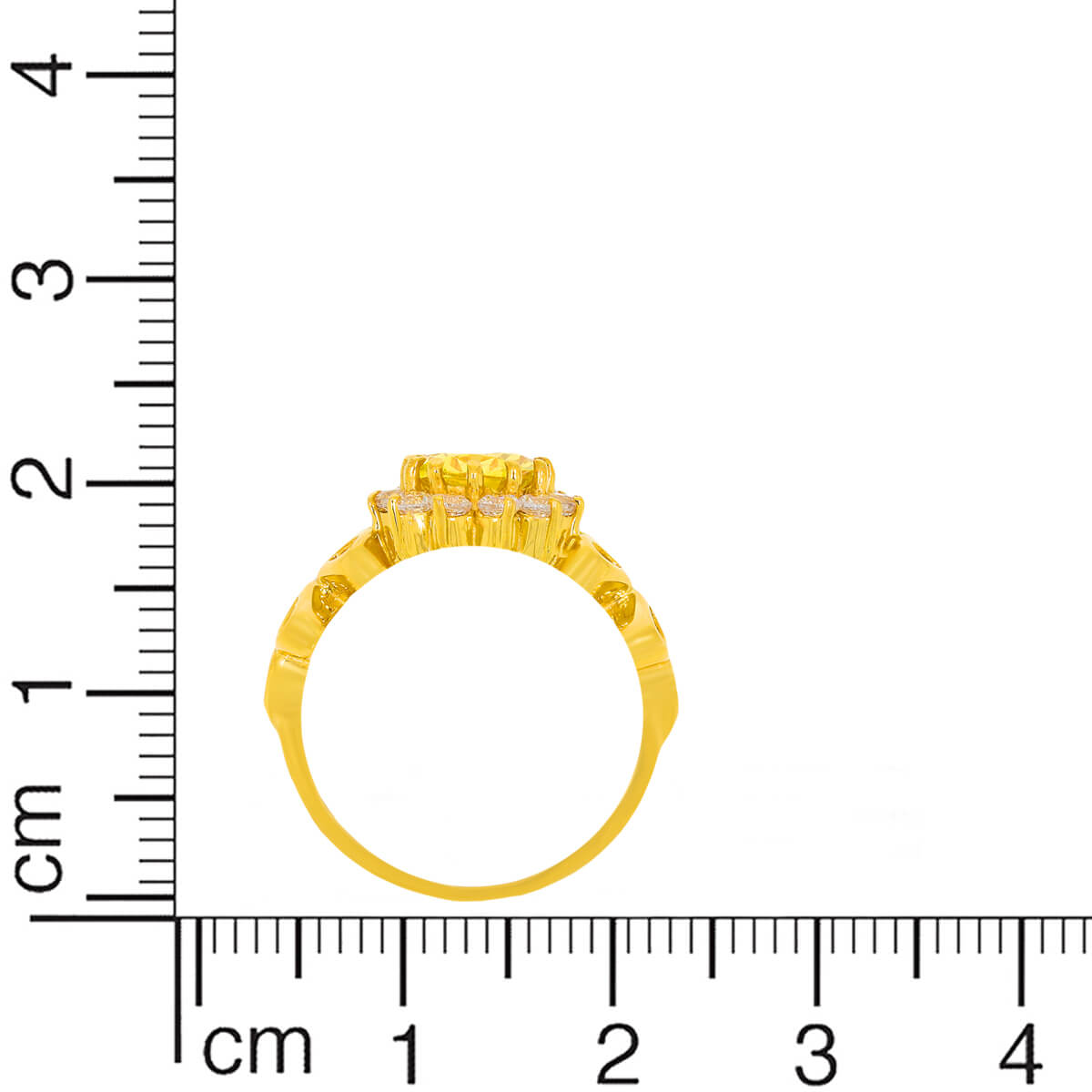 Dazzling Grace Gold Ring for Women