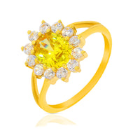 Radiant Sun Shine Gold Women Ring