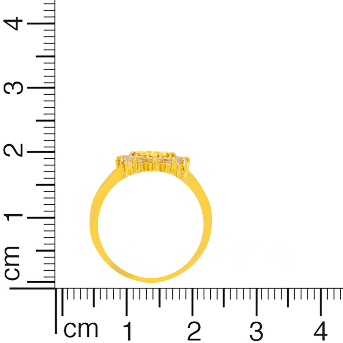 Radiant Sun Shine Gold Women Ring