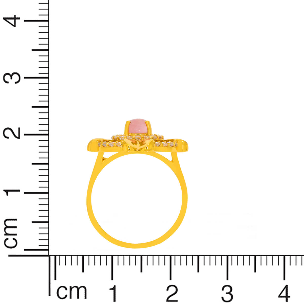 Enigmatic Elegance Gold Women Ring