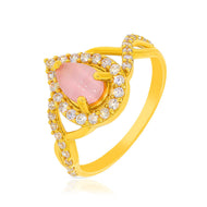 Soft Dazzle Gold Women Ring
