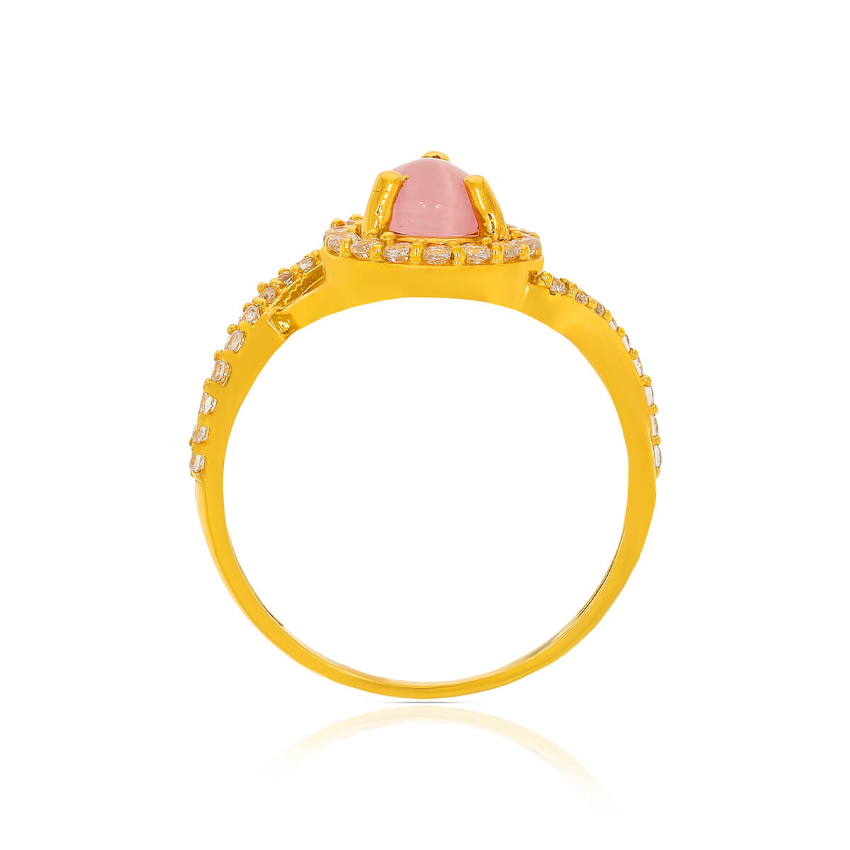 Soft Dazzle Gold Women Ring