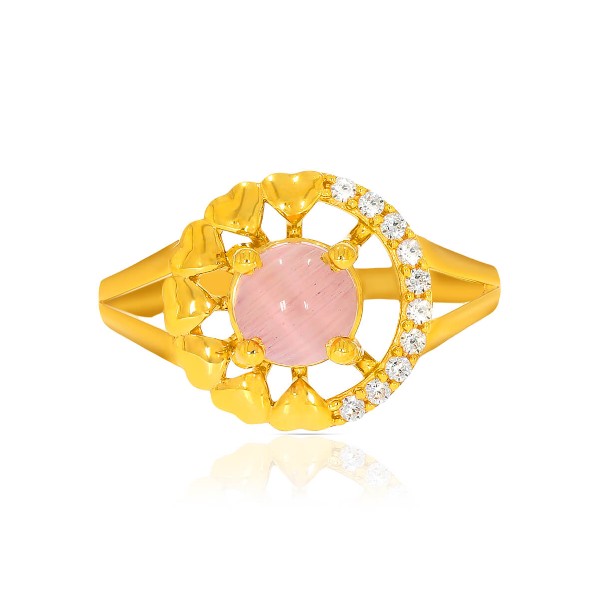 Alluring Charm Gold Women Ring