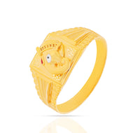 Exclusive Golden Ganesha Ring for Men 22K