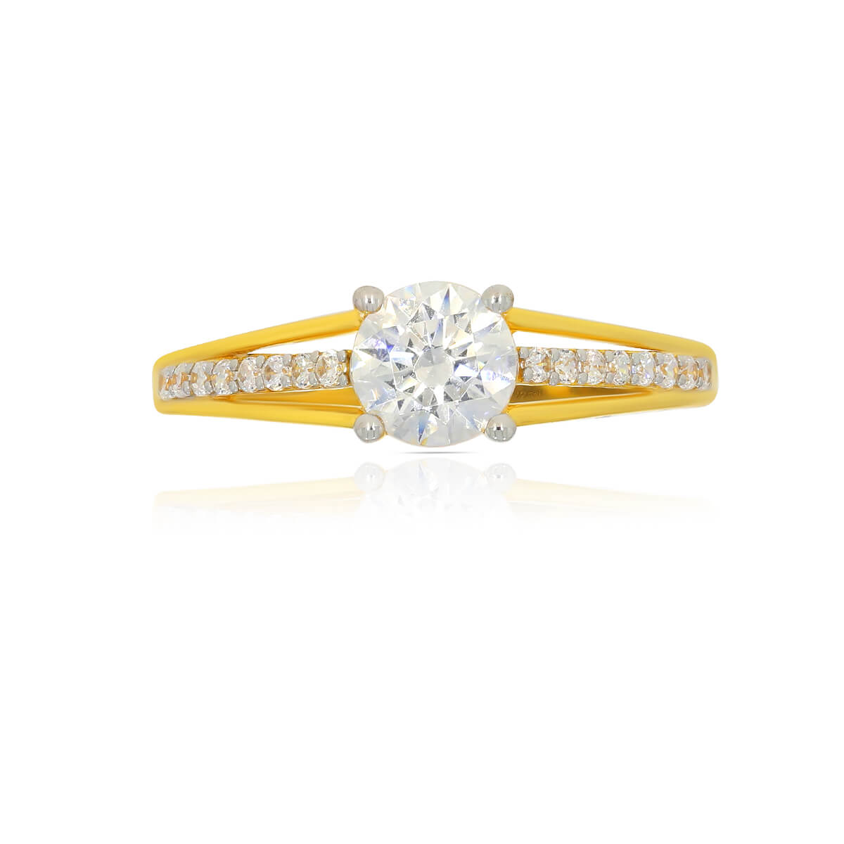 Elegant Shine Gold Ring for Women