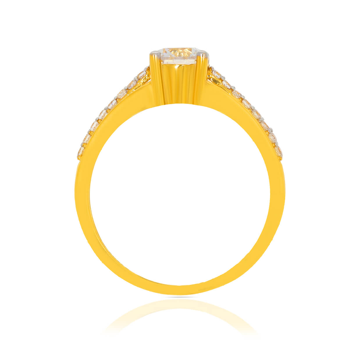 Elegant Shine Gold Ring for Women