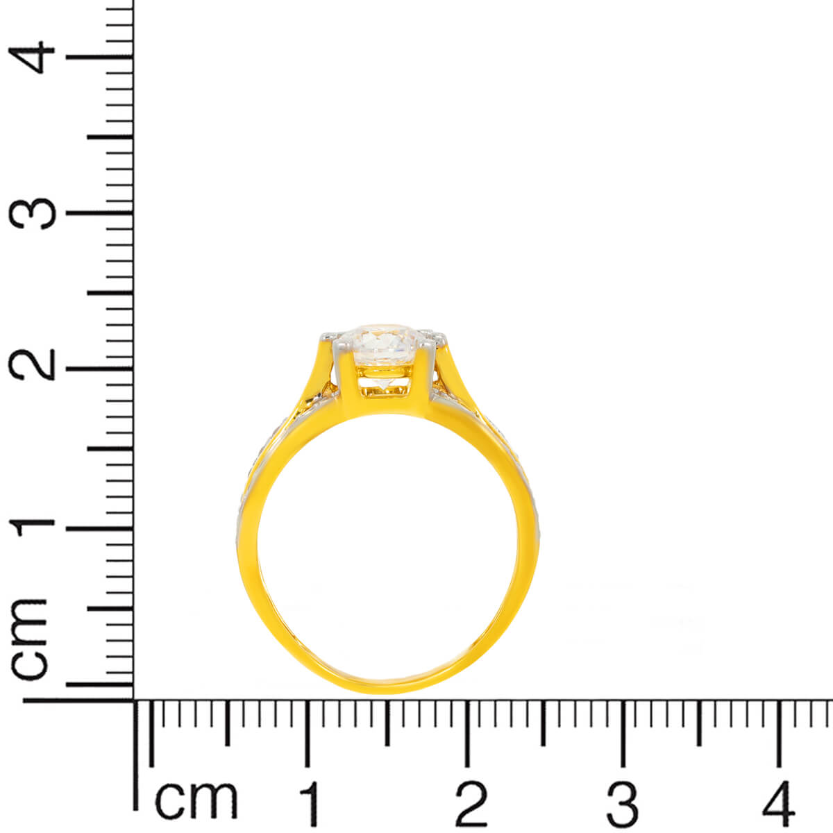 Classical Radiance Gold Engagement Ring for Women