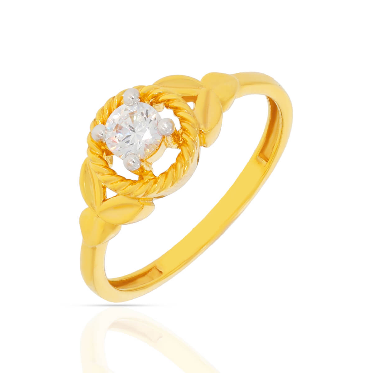 Gold Ring for Women with Graceful Charm