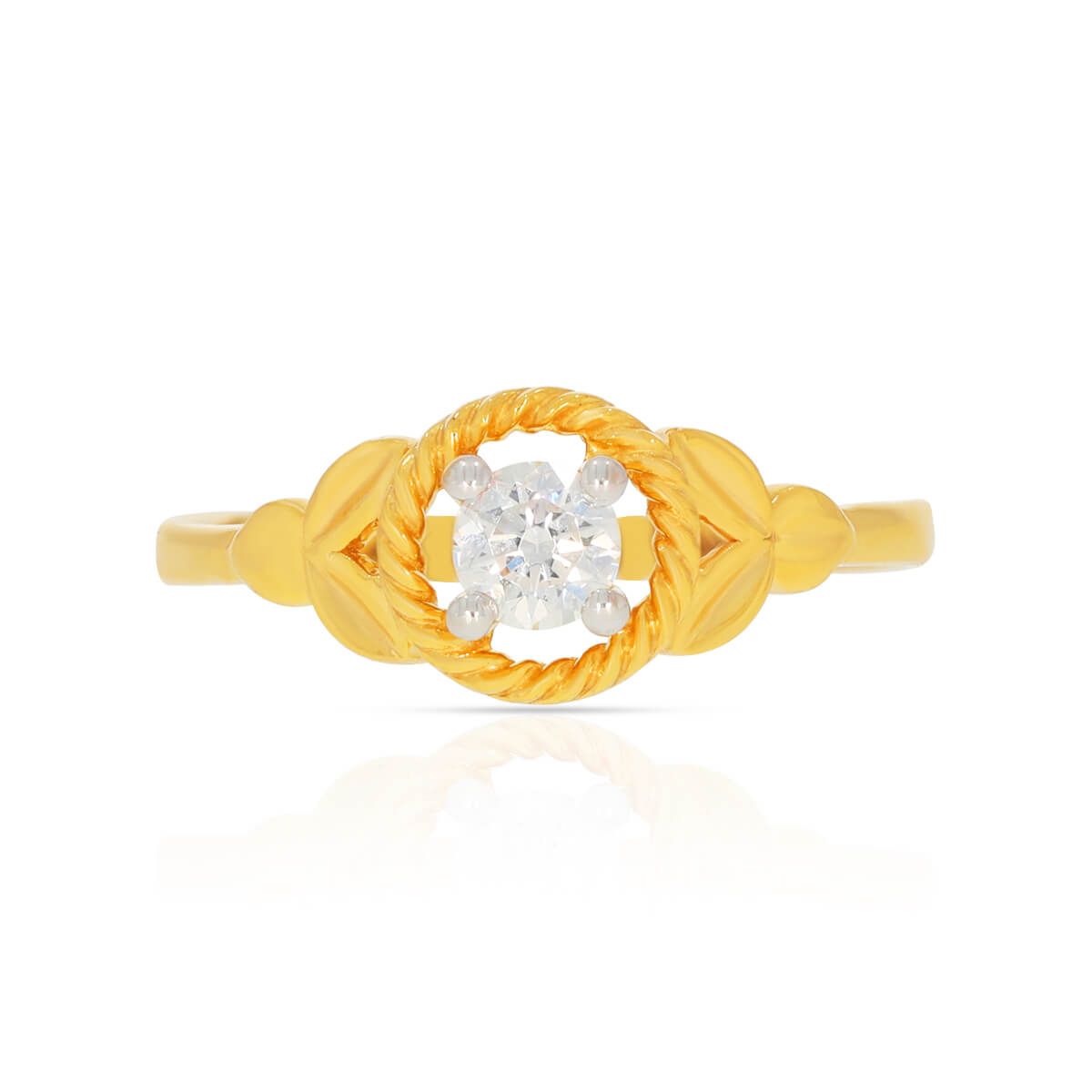 Gold Ring for Women with Graceful Charm