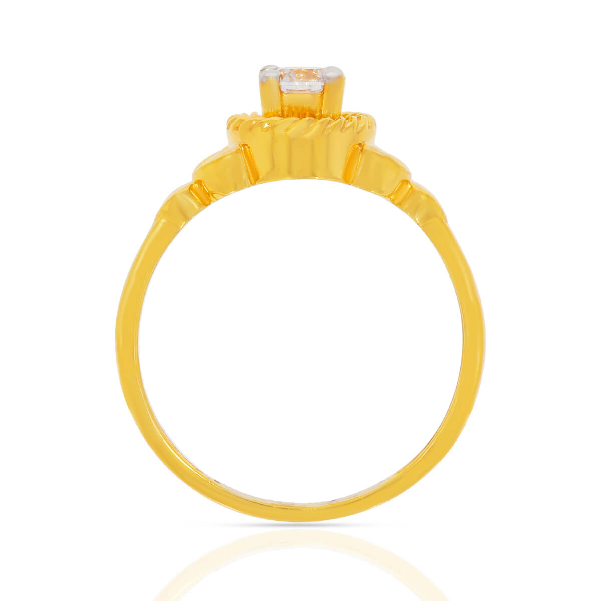 Gold Ring for Women with Graceful Charm