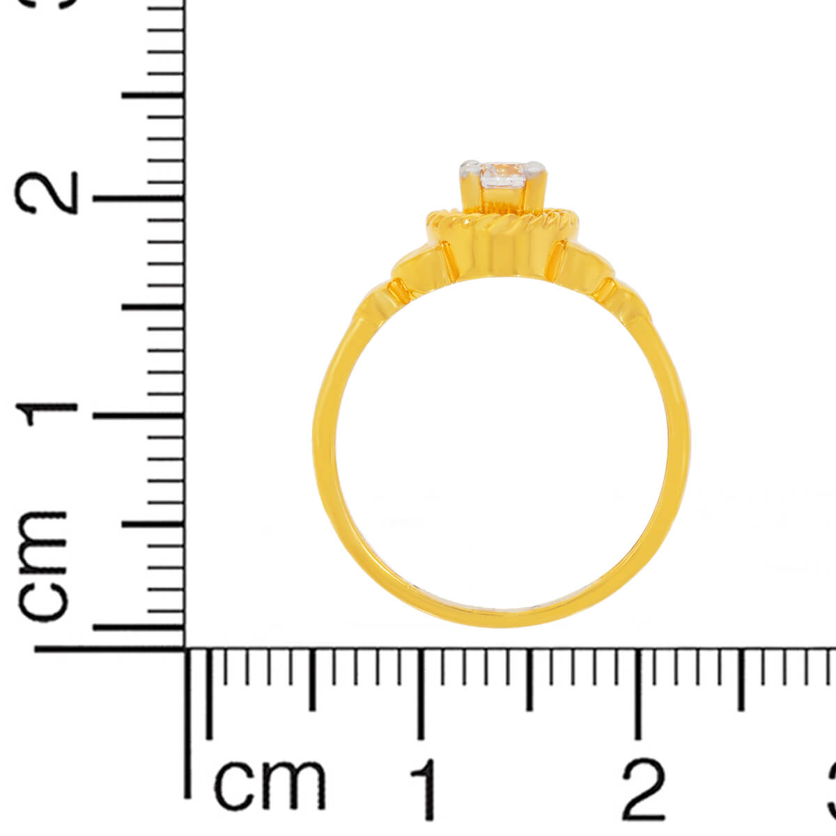 Gold Ring for Women with Graceful Charm