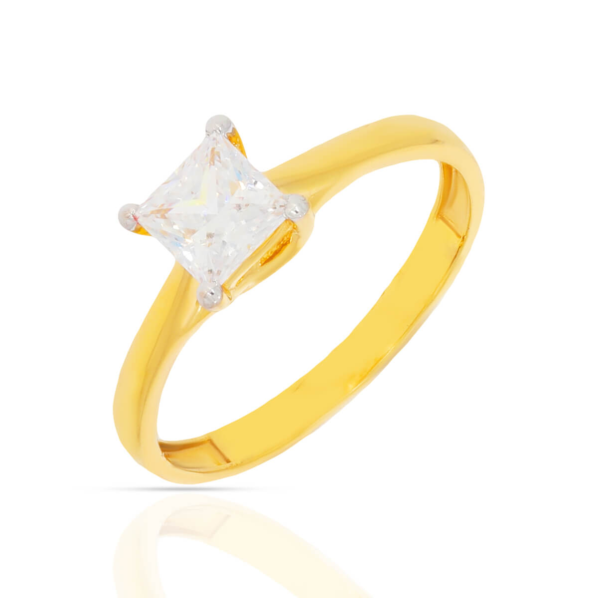 Simply Radiant Gold Ring for Women