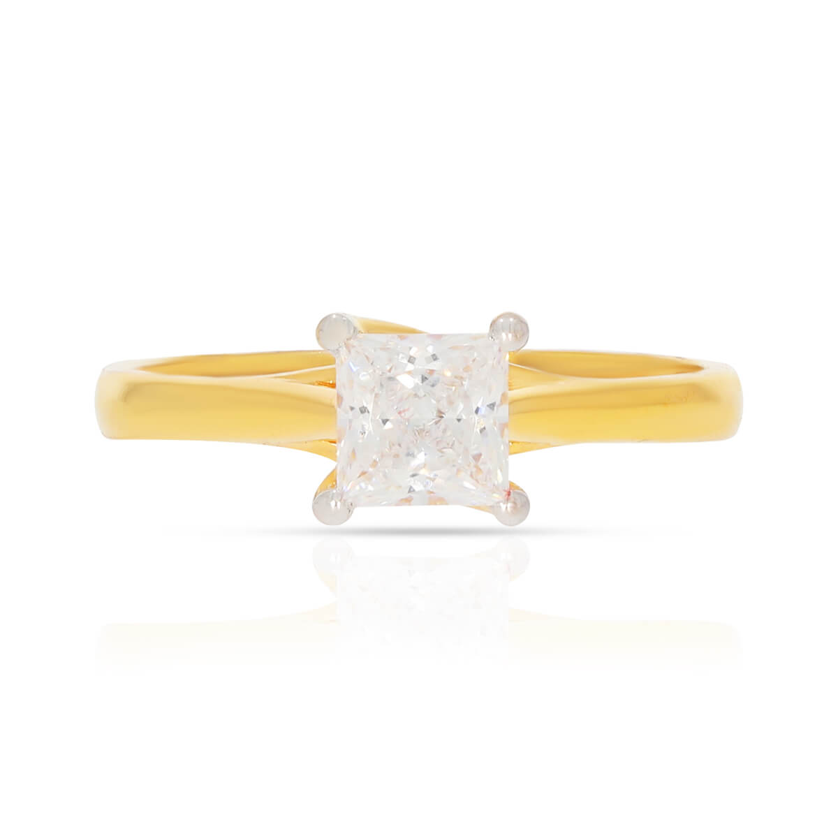 Simply Radiant Gold Ring for Women