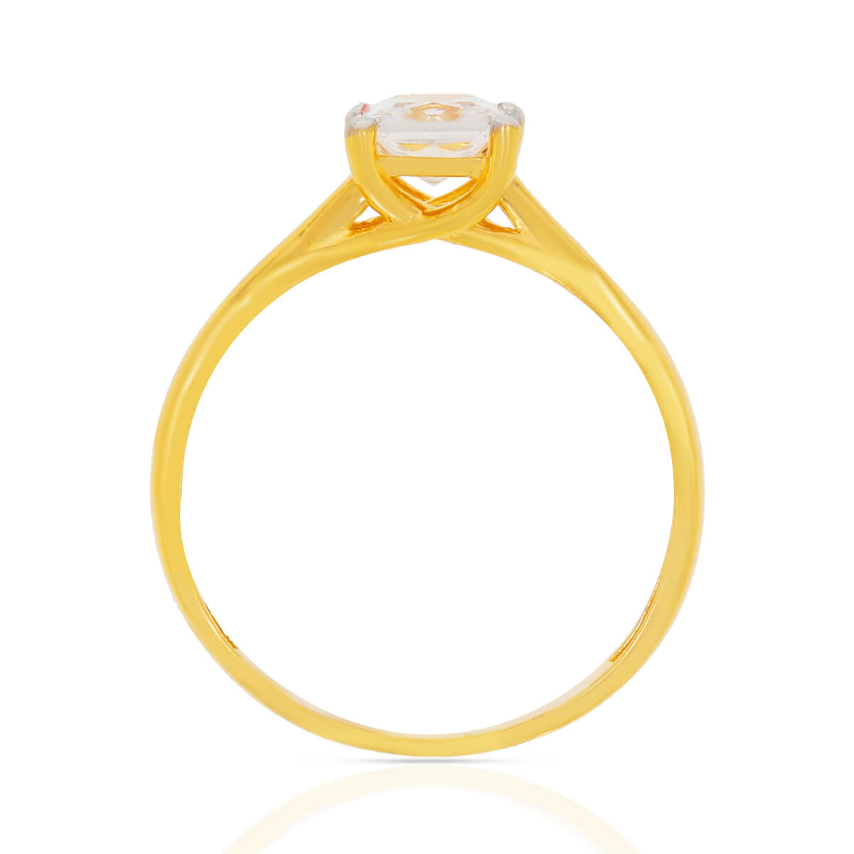 Simply Radiant Gold Ring for Women
