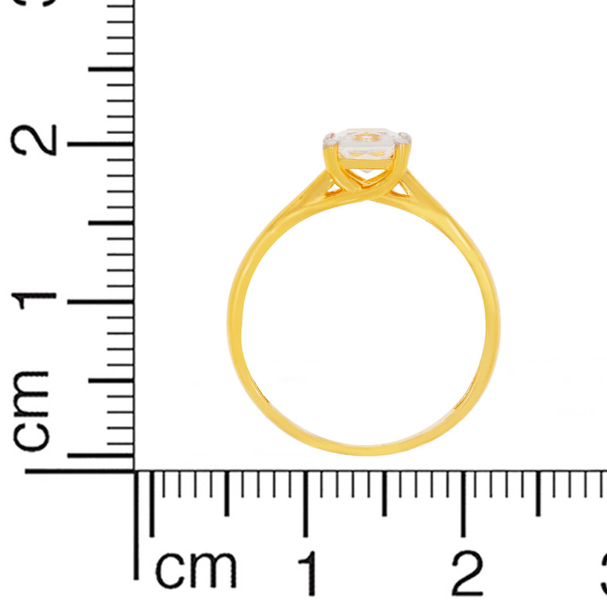 Simply Radiant Gold Ring for Women