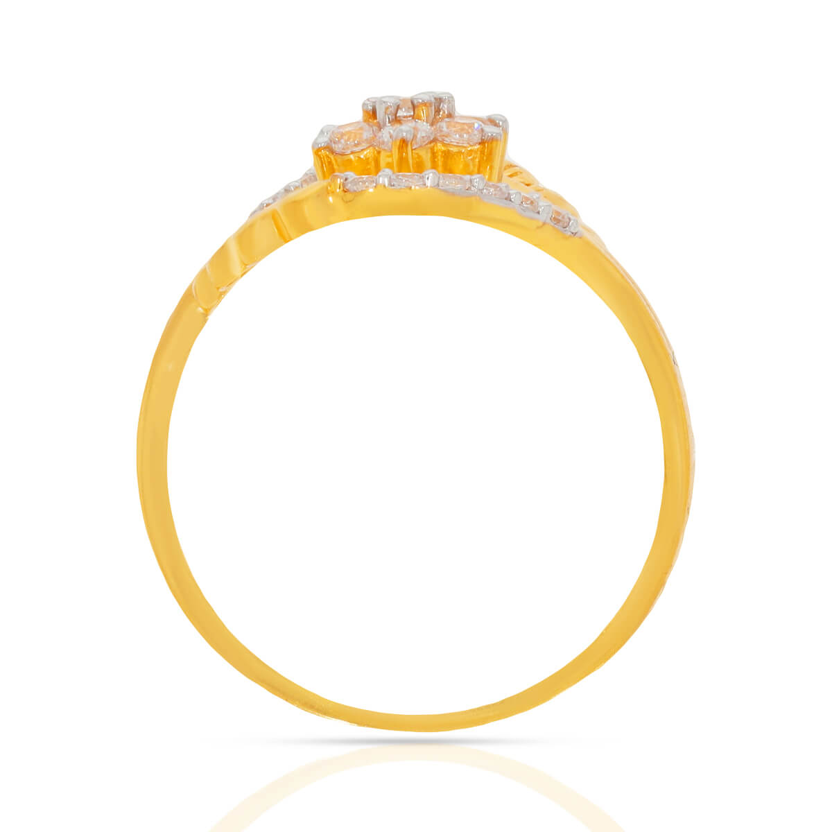 Marvelous Radiance Gold Engagement Ring for Women