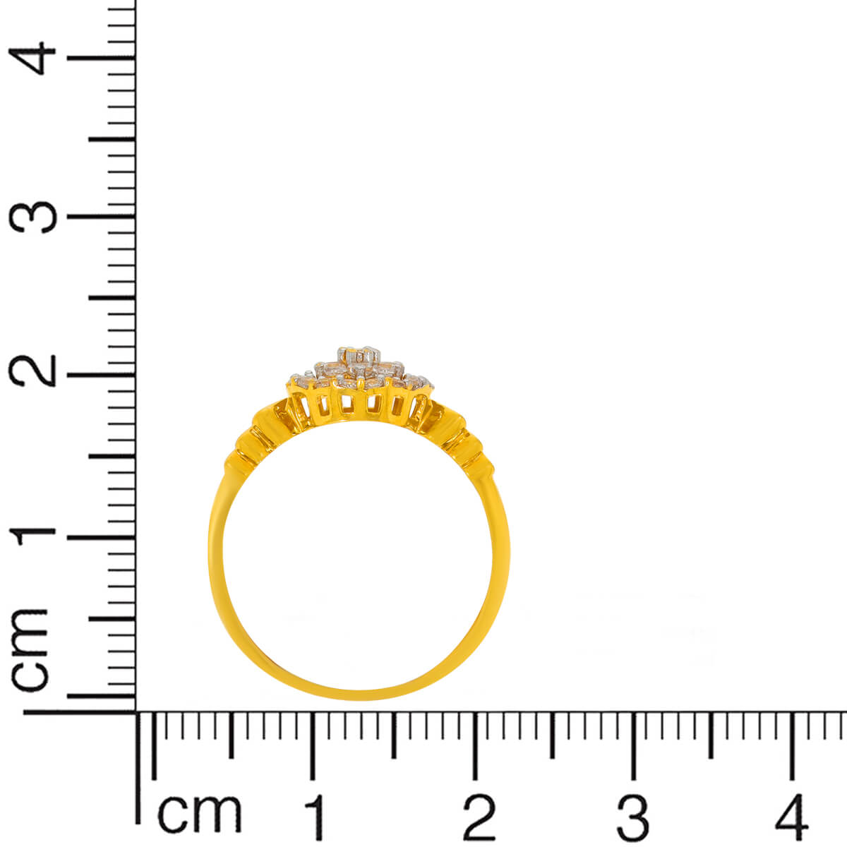 Exquisite Oval Shine Gold Ring for Women