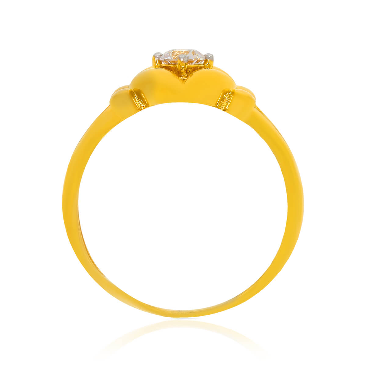 Dainty Dazzle Gold Ring for Women