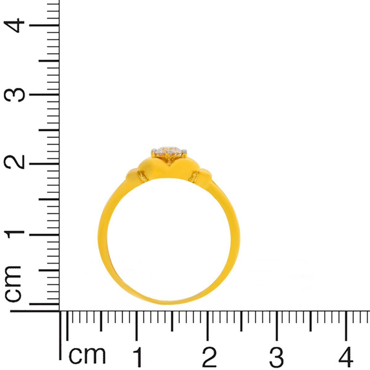Dainty Dazzle Gold Ring for Women