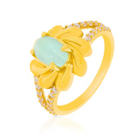 Radiant Blossom Gold Women Ring