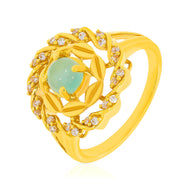 Sun Shine Glow Gold Women Ring