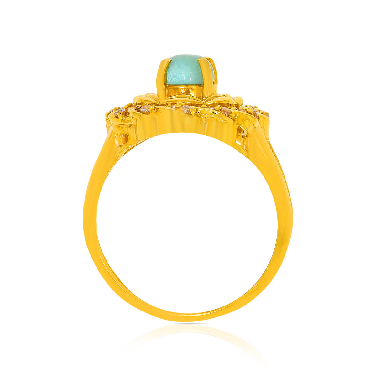 Sun Shine Glow Gold Women Ring