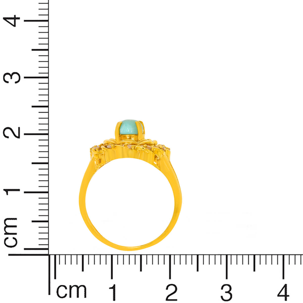Sun Shine Glow Gold Women Ring
