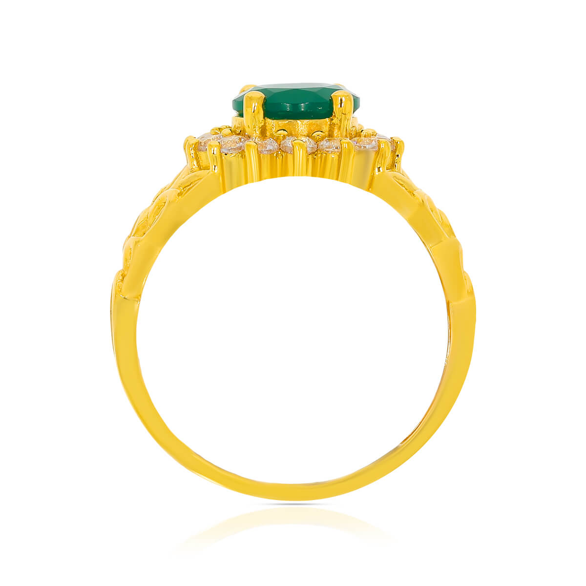 Captivating Bloom Gold Women Ring