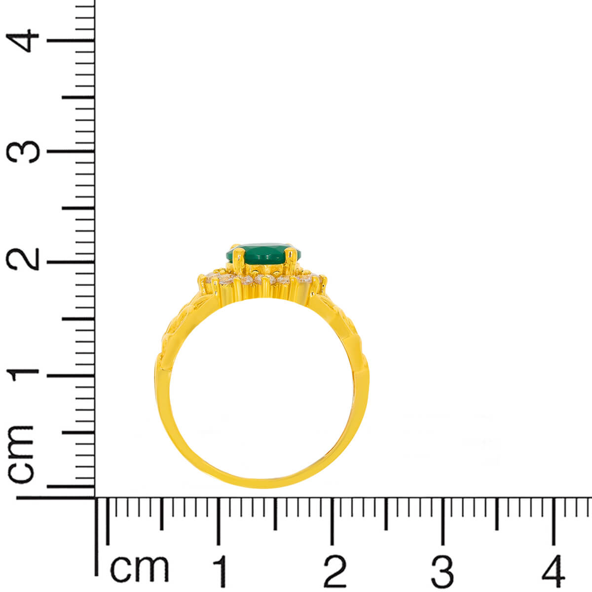 Captivating Bloom Gold Women Ring
