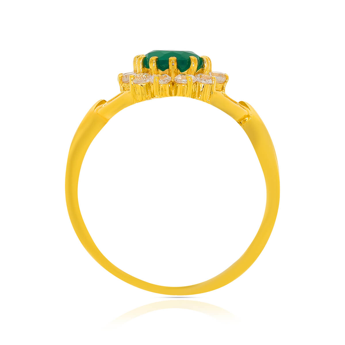 Verdant Grace Gold Women Ring