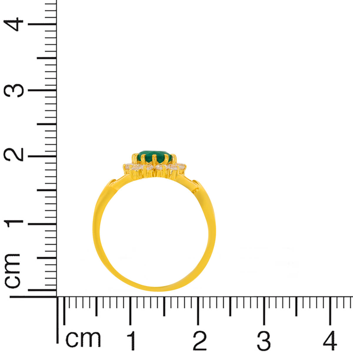 Verdant Grace Gold Women Ring