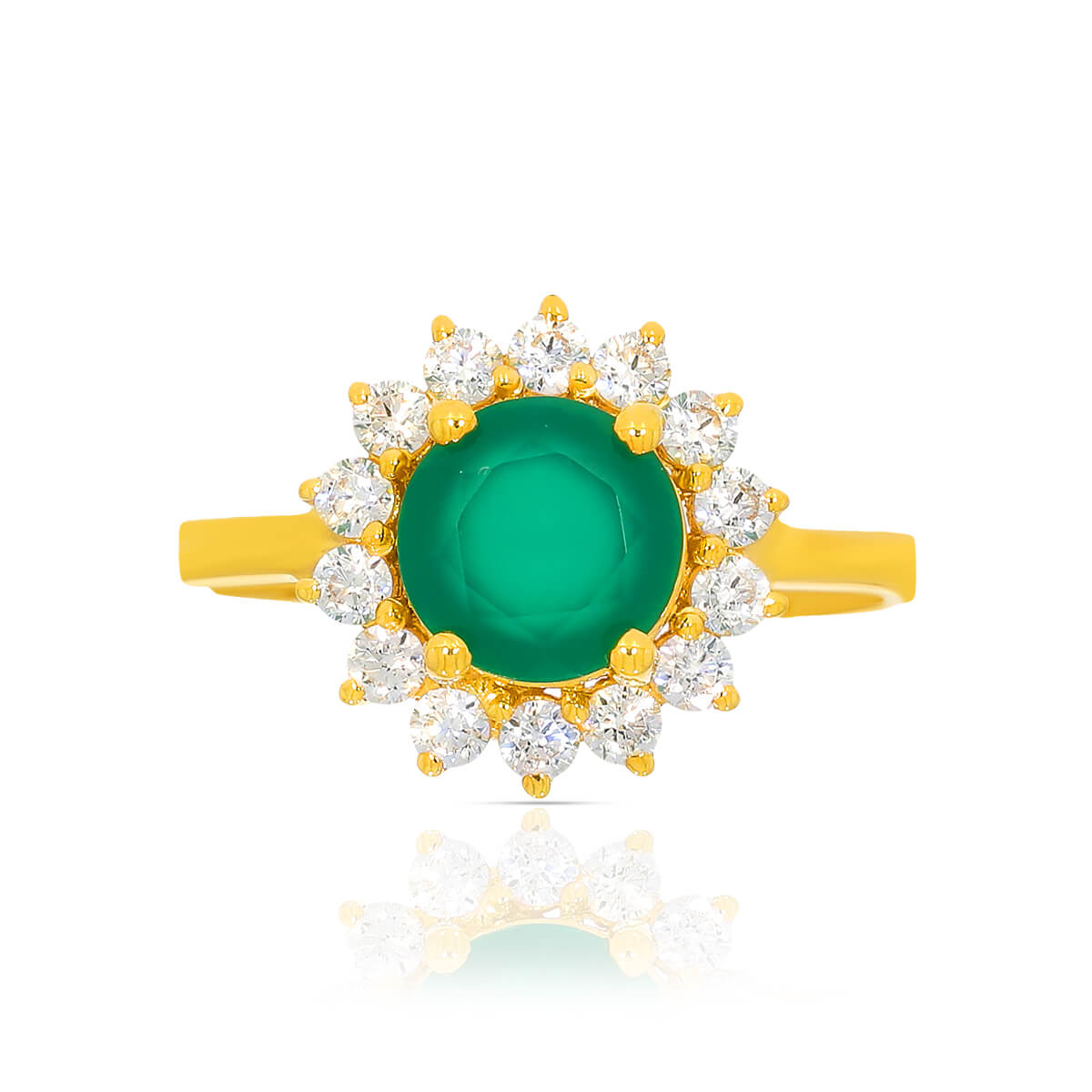 Shimmering Grace Gold Women Ring