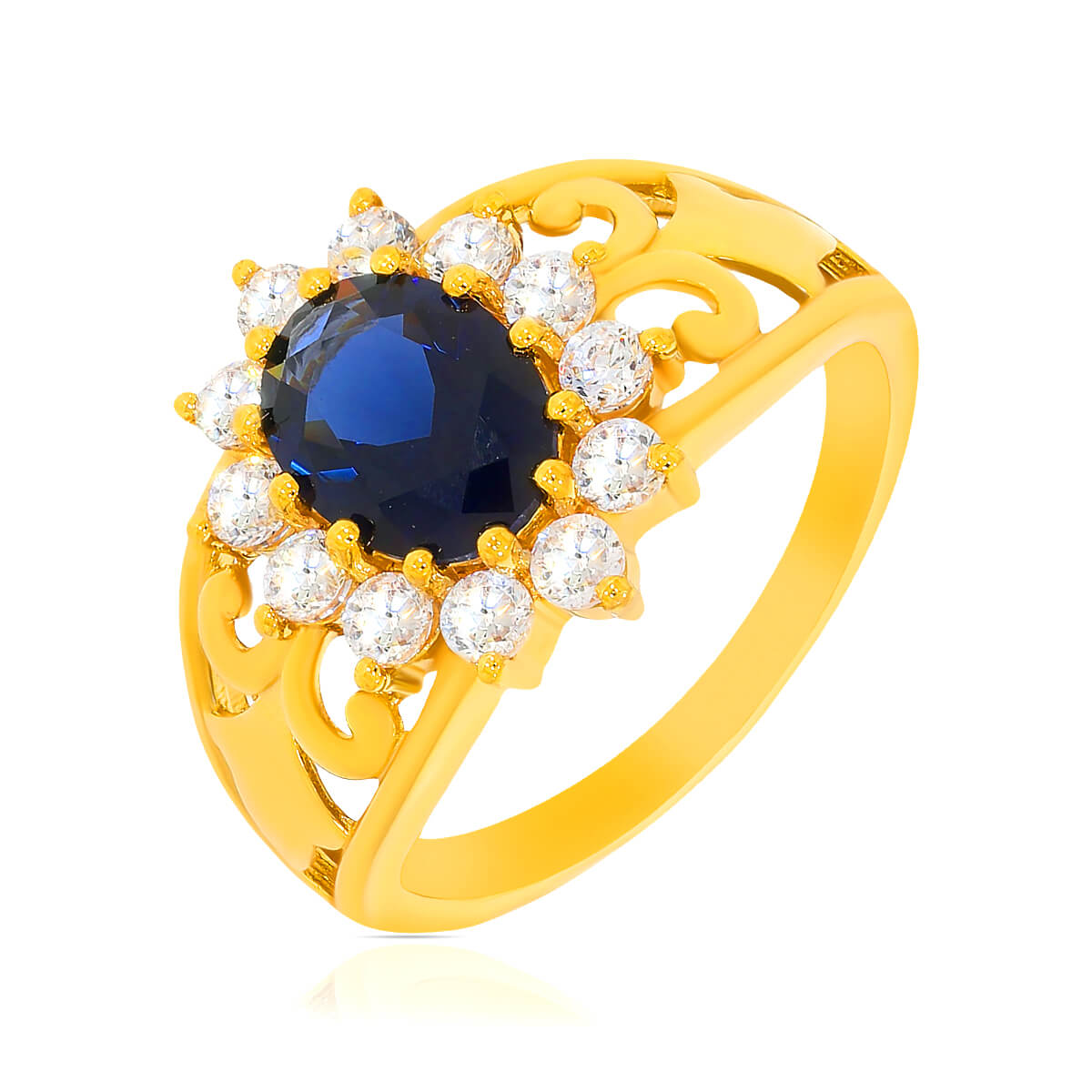 Dazzling Charm Gold Women Ring