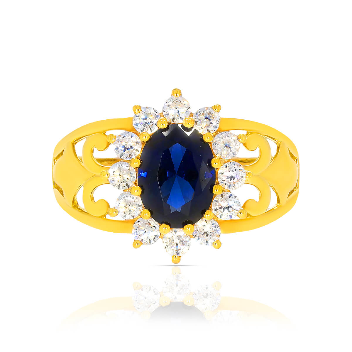 Dazzling Charm Gold Women Ring